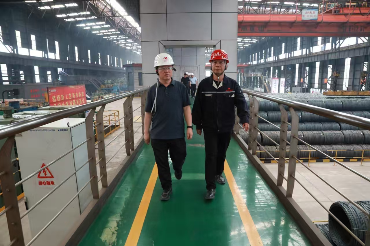 风陵渡经济开发区管委会副主任秦晨林一行来宏达进行考察